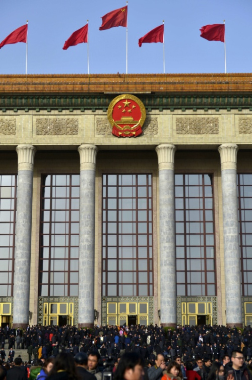 3月5日，第十二屆全國人民代表大會第四次會議在北京人民大會堂開幕。新華社記者 彭昭之 攝