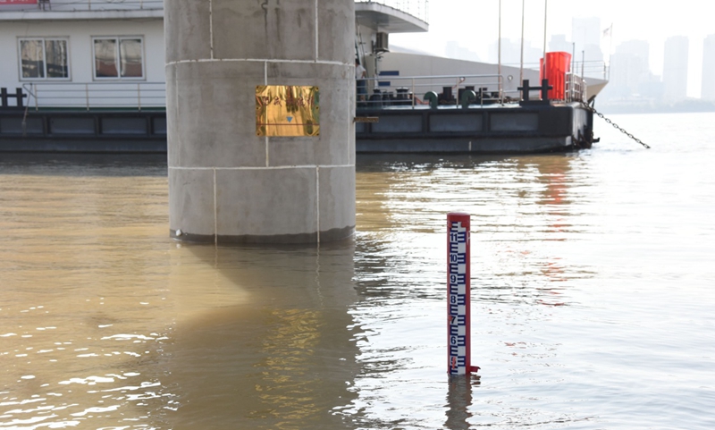 长江干流湖北段水位持续上涨