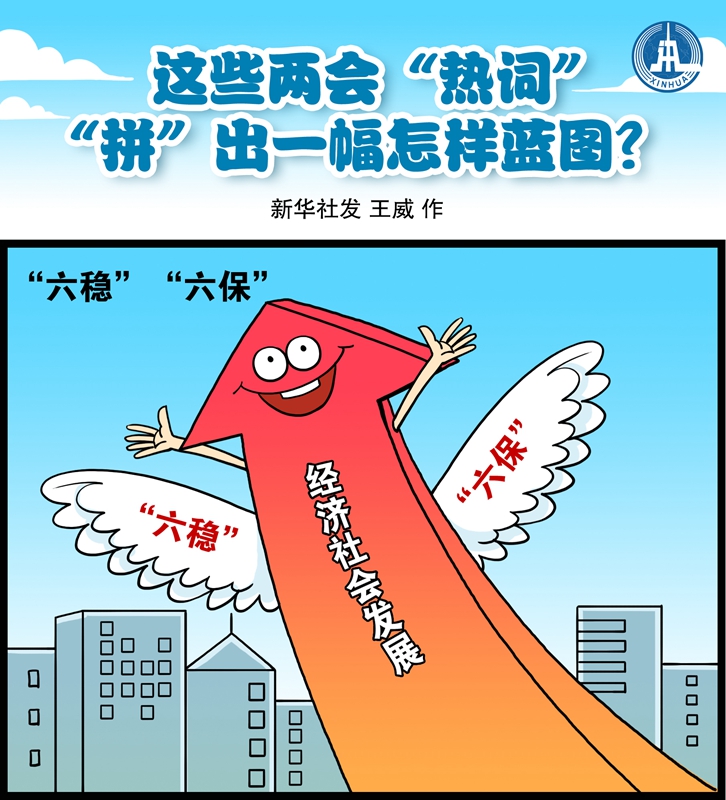 漫画:这些两会"热词","拼"出一幅怎样蓝图?